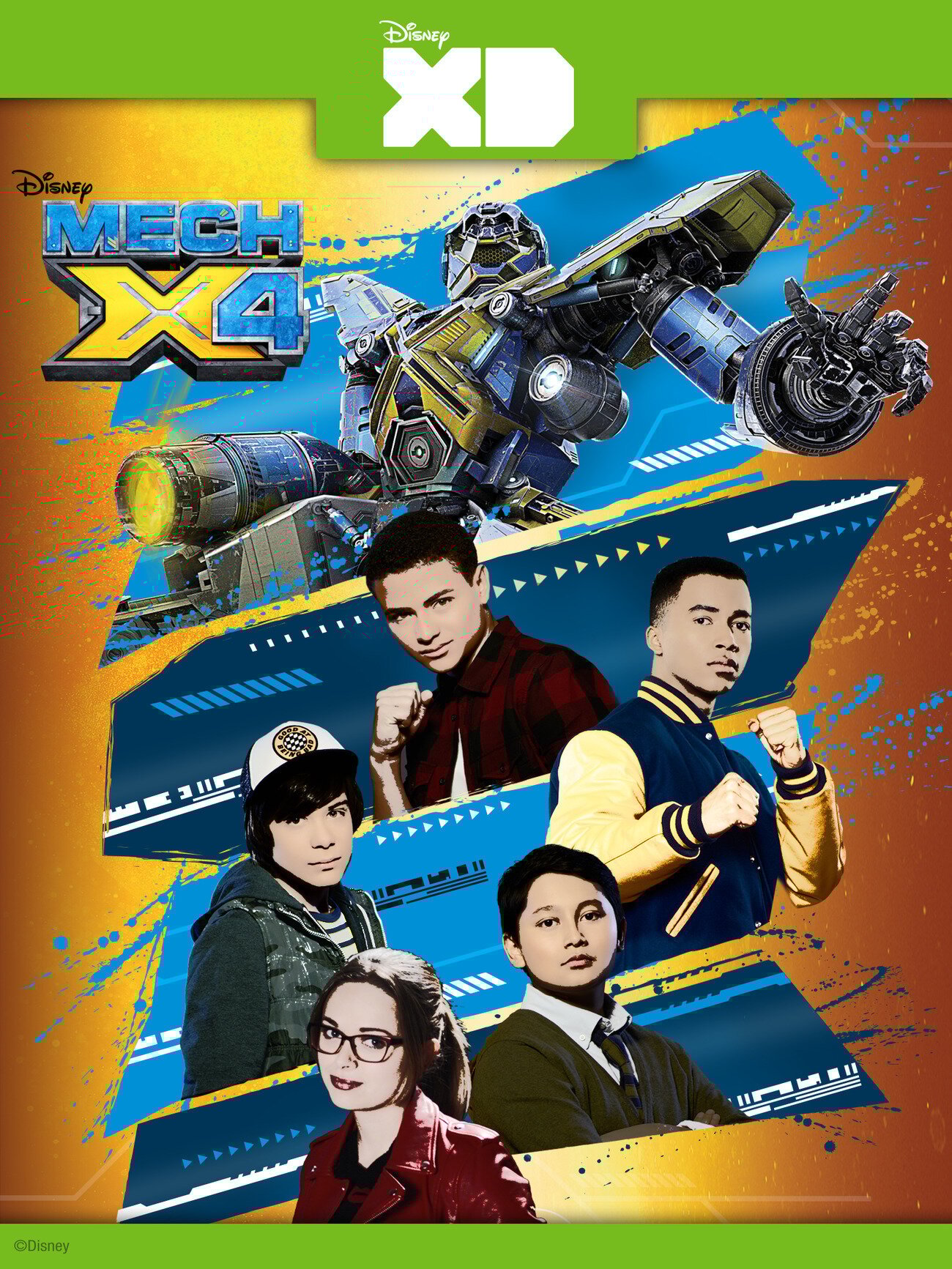 Mech-X4 - Vertical TV Show Poster