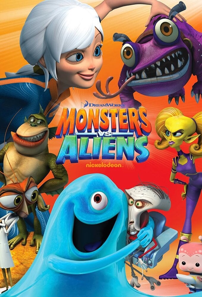 Monsters vs. Aliens - Vertical TV Show Poster