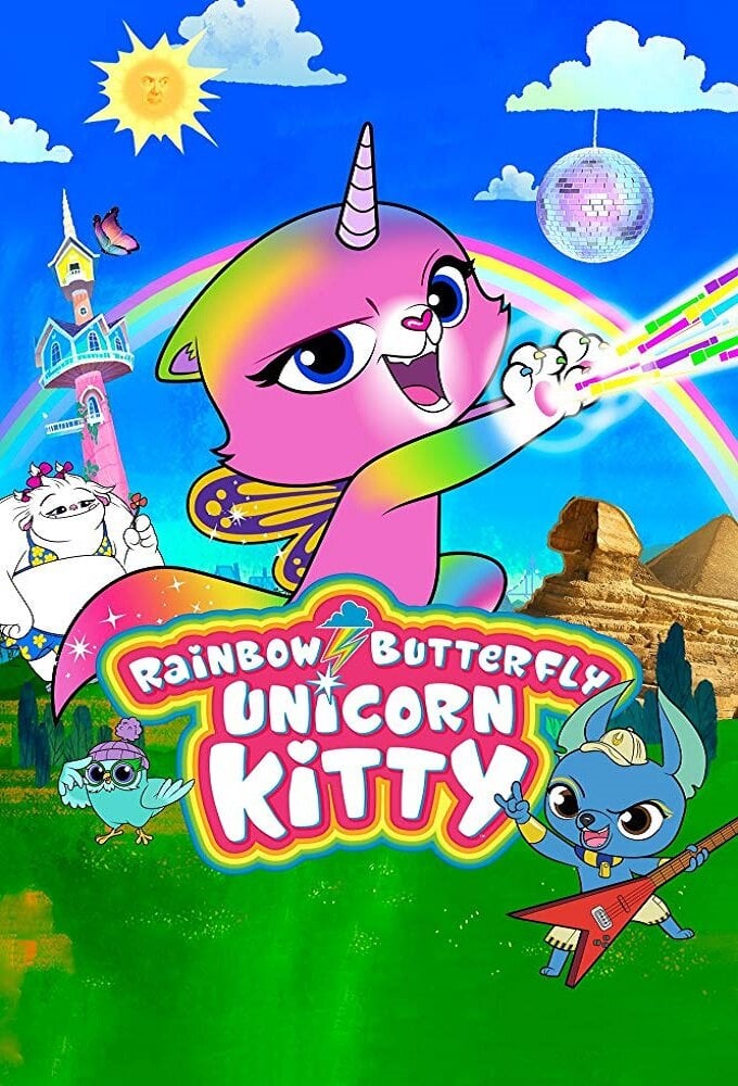 Rainbow Butterfly Unicorn Kitty - Vertical TV Show Poster