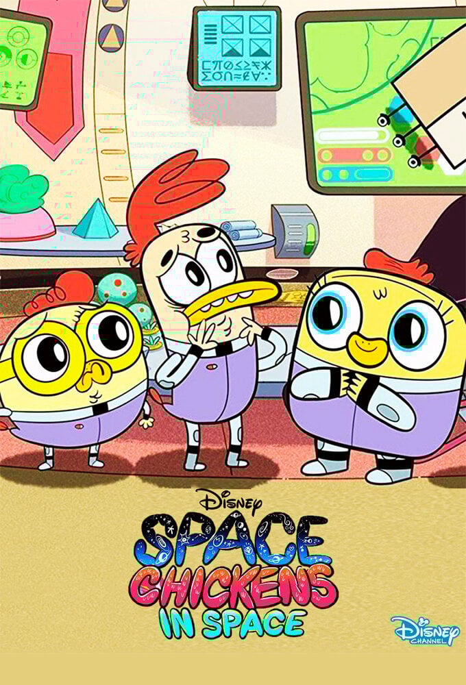 Space Chickens in Space - Vertical TV Show Poster