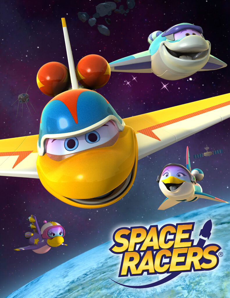 Space Racers - Vertical TV Show Poster