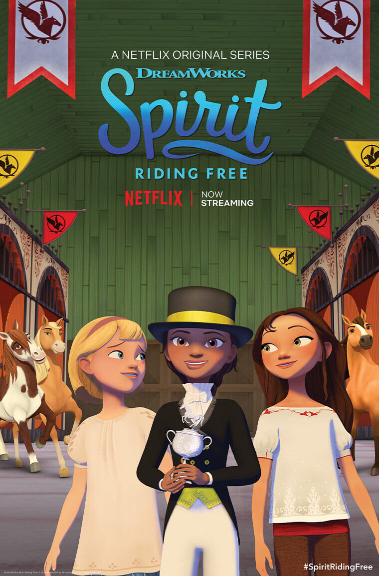 Spirit Riding Free - Vertical TV Show Poster