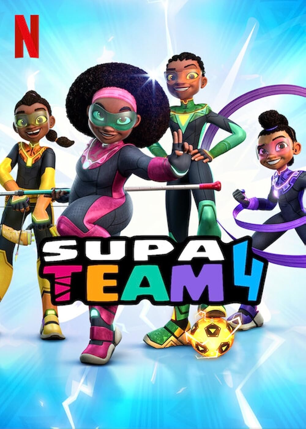 Supa Team 4 - Vertical TV Show Poster