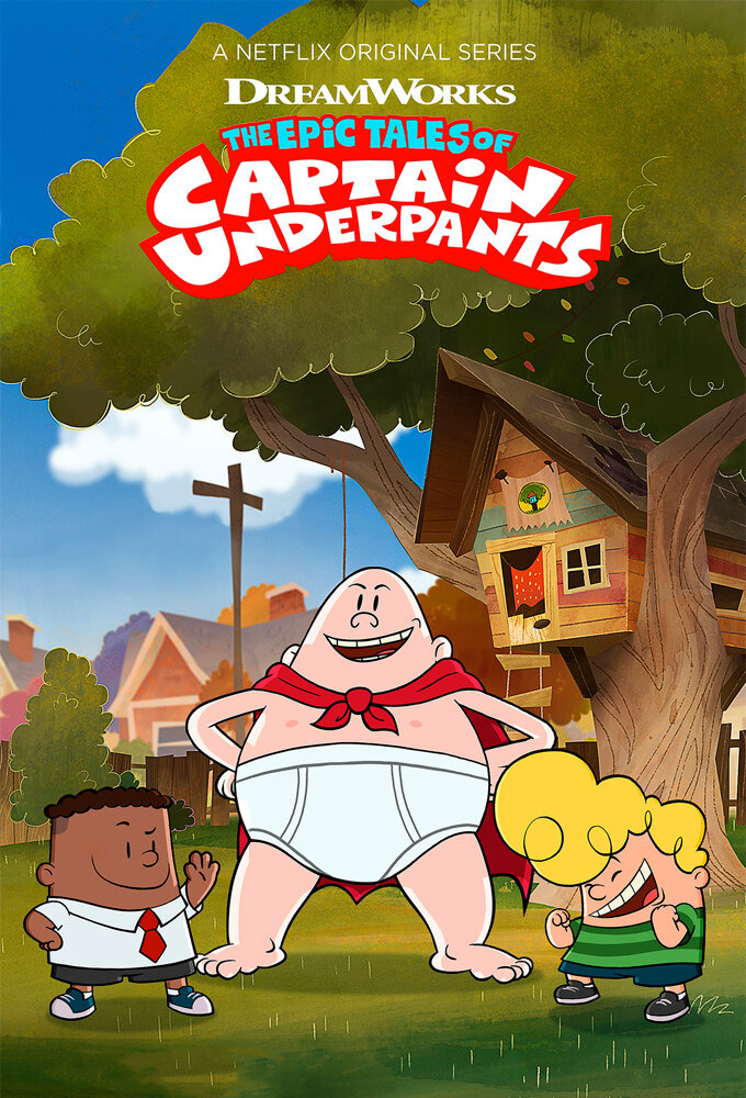 The Epic Tales of Captain Underpants - Vertical TV Show Poster
