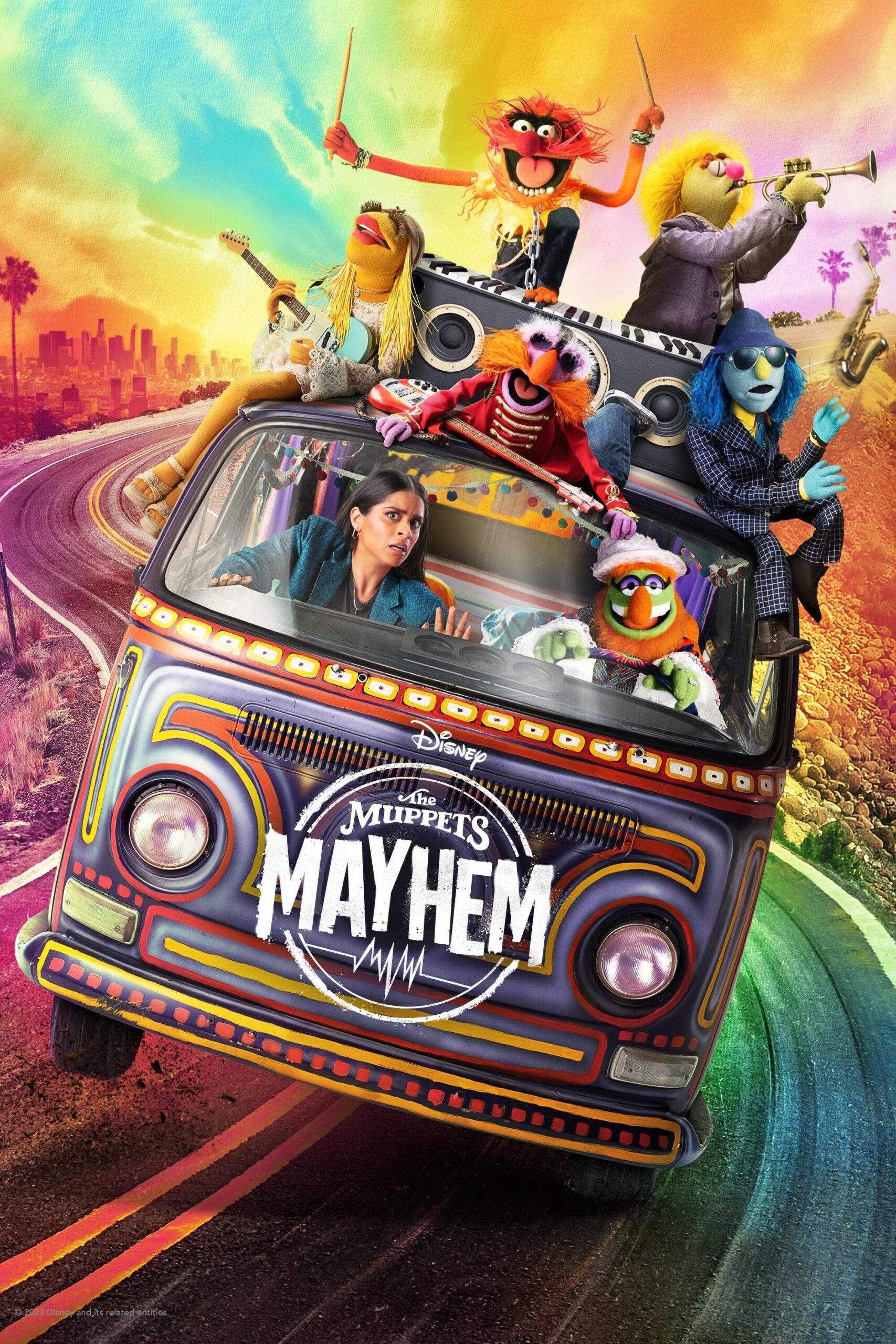 The Muppets Mayhem - Vertical TV Show Poster