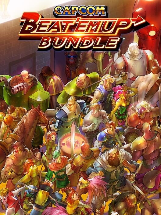 Capcom Beat 'Em Up Bundle (2018) - Vertical Video Game Poster
