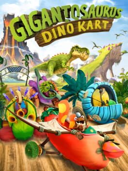 Gigantosaurus Dino Kart (2023) - Vertical Video Game Poster