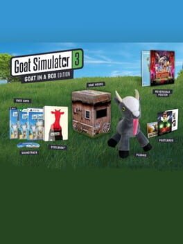 Goat Simulator 3: Goat in a Box Edition (2022) - Vertical Video Game Poster