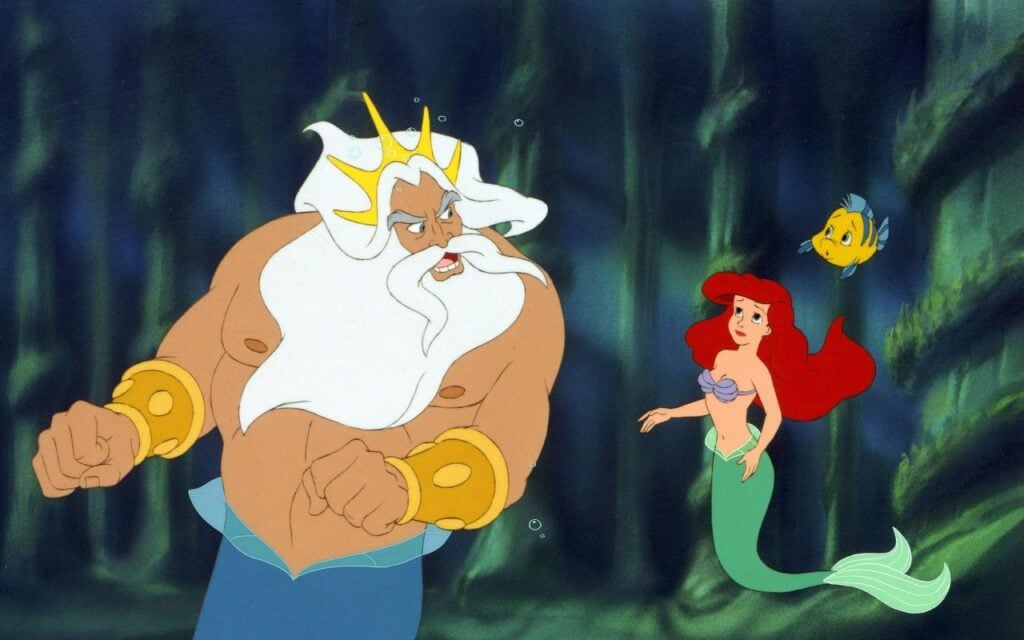 King Triton From The Little Mermaid