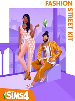 The Sims 4: Fashion Street Kit (2021) - Vertical Video Game Poster
