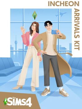 The Sims 4: Incheon Arrivals Kit (2021) - Vertical Video Game Poster