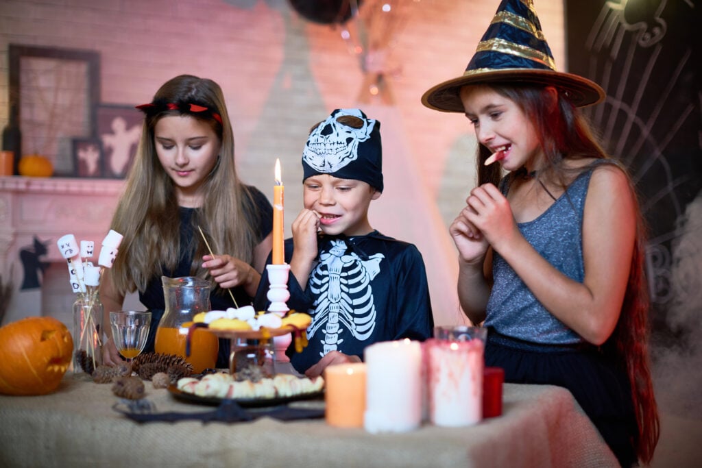 Eating Halloween Candy