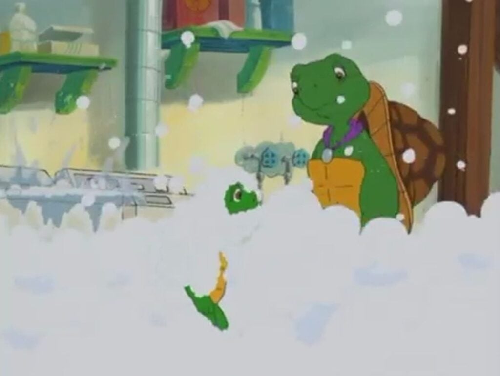 Jonathan Turtle From Franklin - Best Cartoon Dads