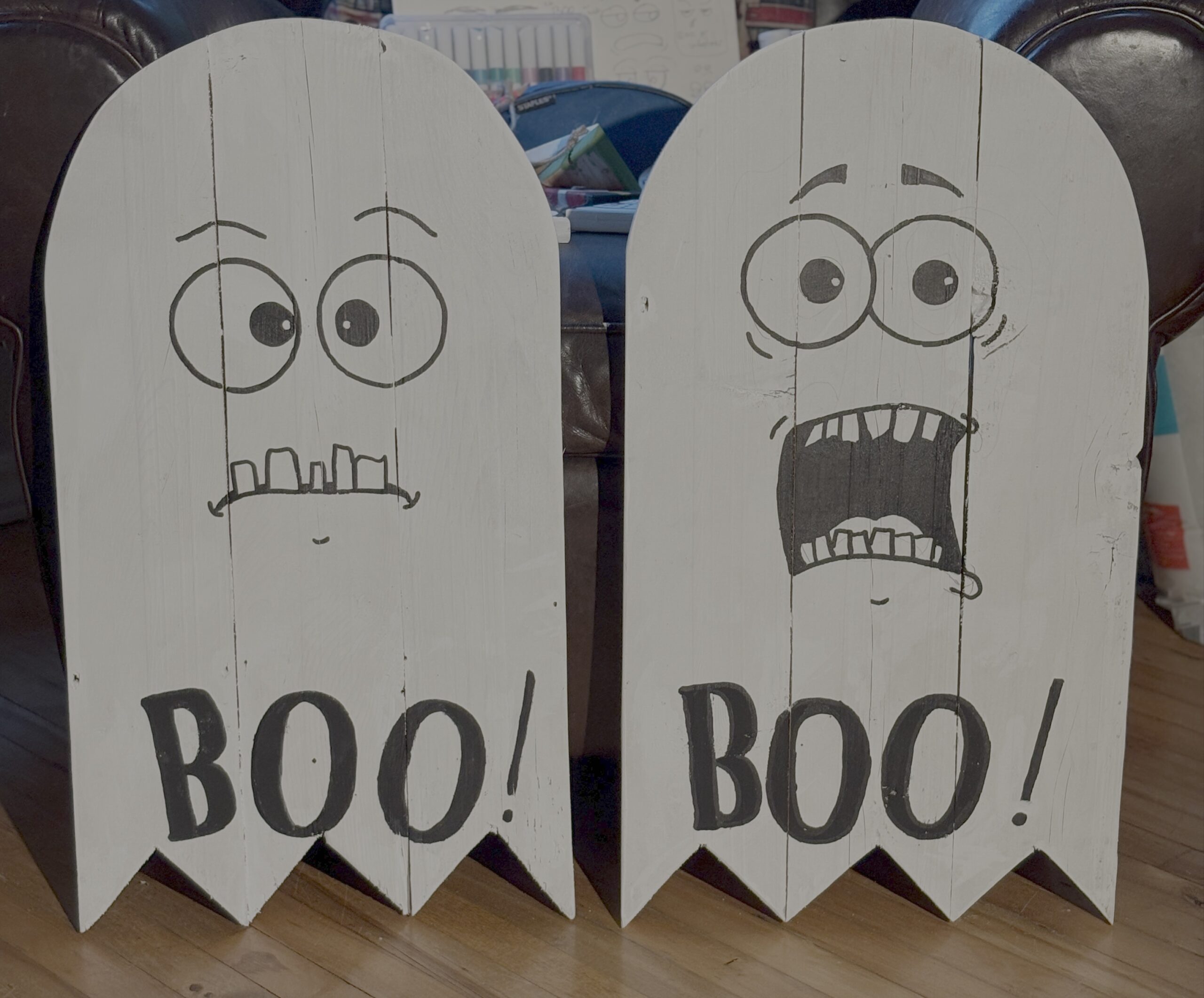 Family Halloween Crafts: How To Make A Wooden Ghostie