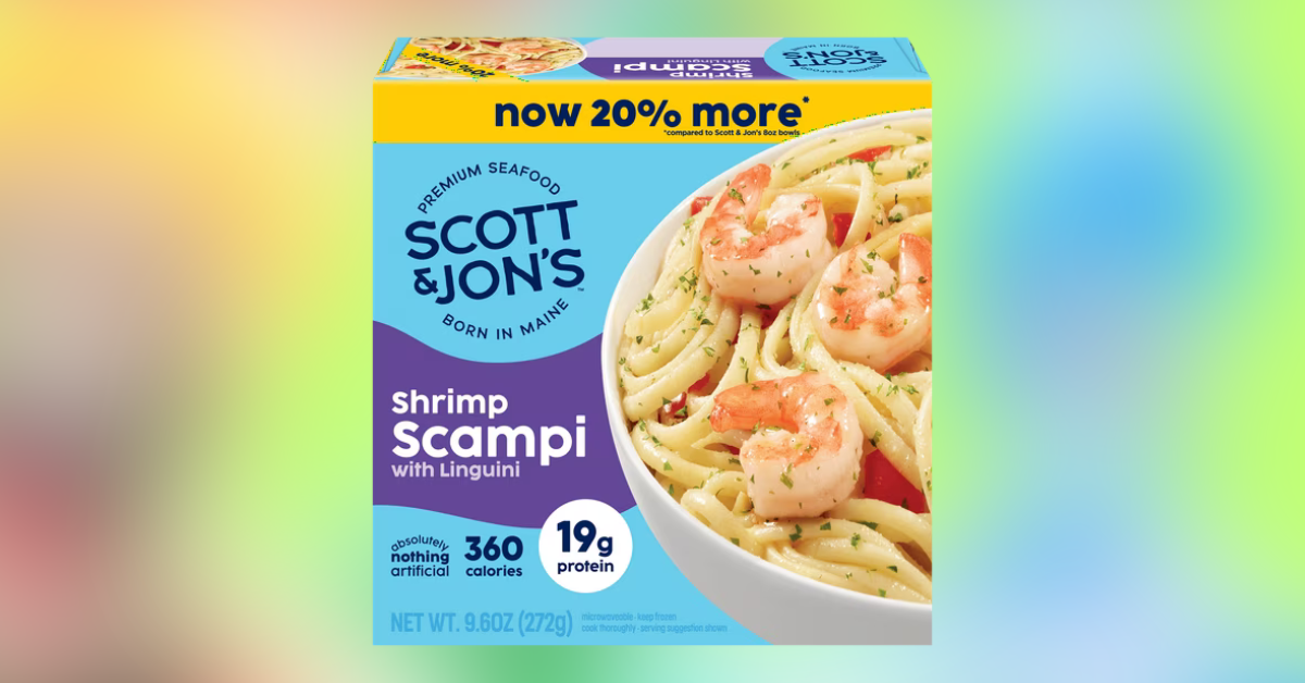 Scott & Jon’s Shrimp Scampi With Linguini Recalled Nationwide Over Listeria Risk
