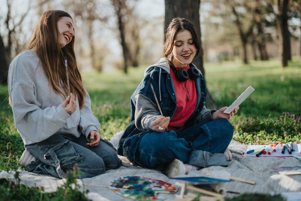 Teenagers get creative