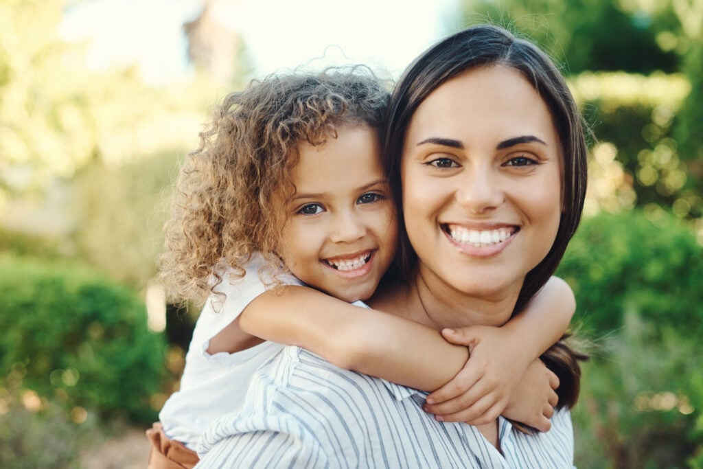 Mom feels better about parenting when she feels well herself.