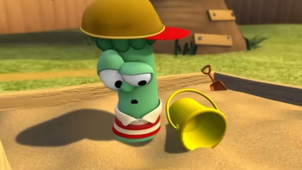 Junior Asparagus In Bully Trouble From VeggieTales