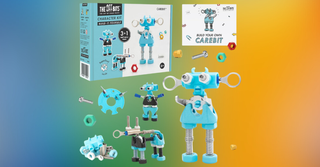 The Off Bits CareBit Build Your Own Robot Toy Construction Set