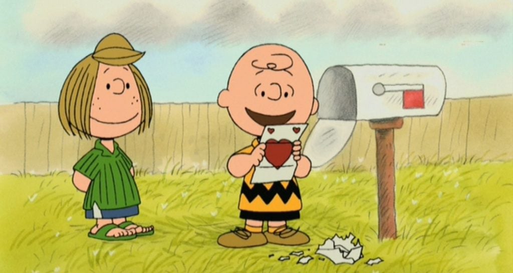 A Charlie Brown Valnetine Cartoon
