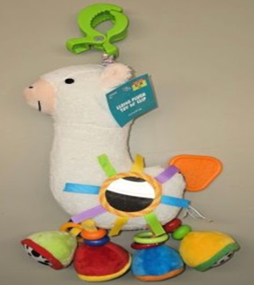 Llama Plush Toy With Clip Recall