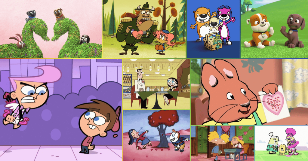 cartoons of valentine's day