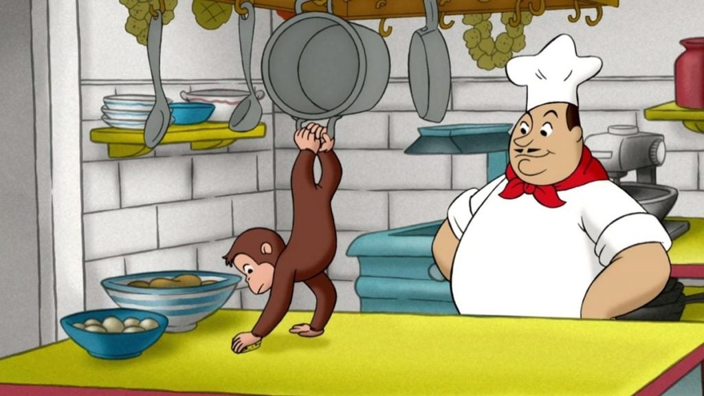 Curious George Takes Another Job From Curious George - Season 1- Episode 6b - Cartoons About Careers