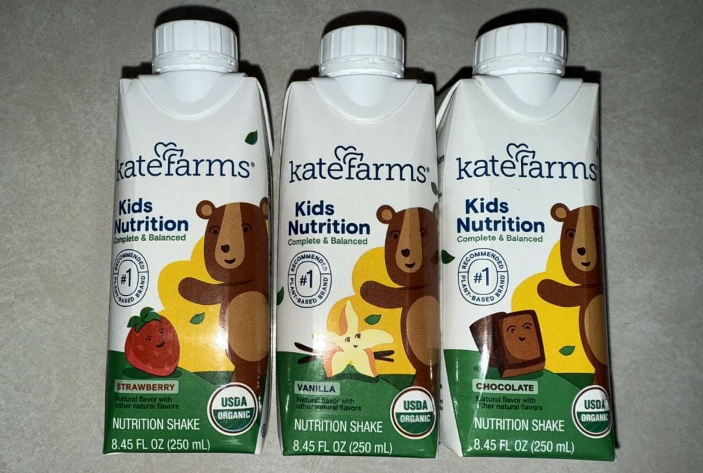 Kate Farms Protein Shake Options For Kids