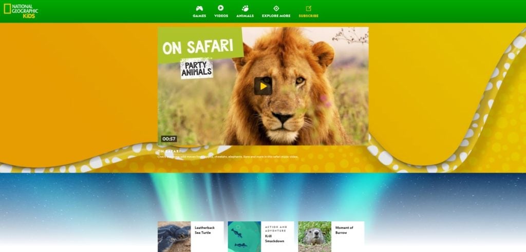 National Geographic Kids Website