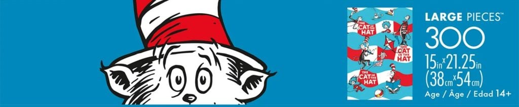 The Cat in the Hat Stripes Jigsaw Puzzle (300 Pieces)