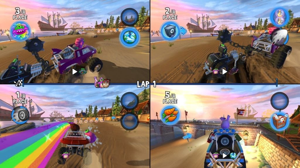 Beach Buggy Racing 2 game play