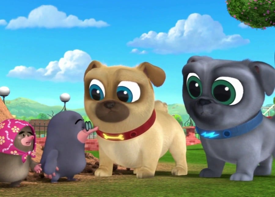 Puppy Dog Pals Yay Earth Day Bingo Rolly and Moles