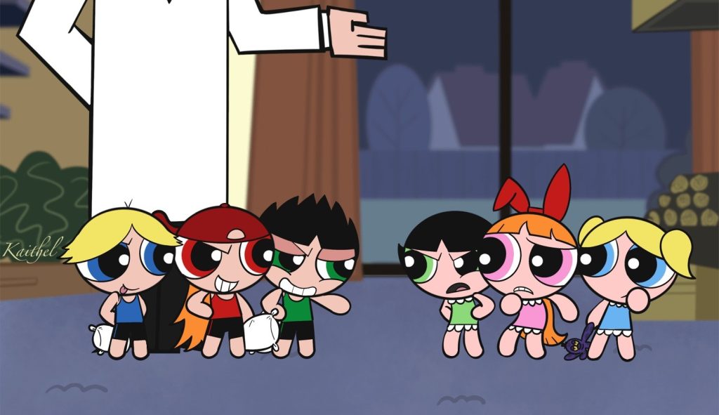 Slumbering With The Enemy From The PowerPuff Girls (Season 2, Episode 26) - Cartoon Episodes About Sleepovers