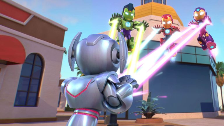 Iron Man and His Awesome Friends - Backdrop