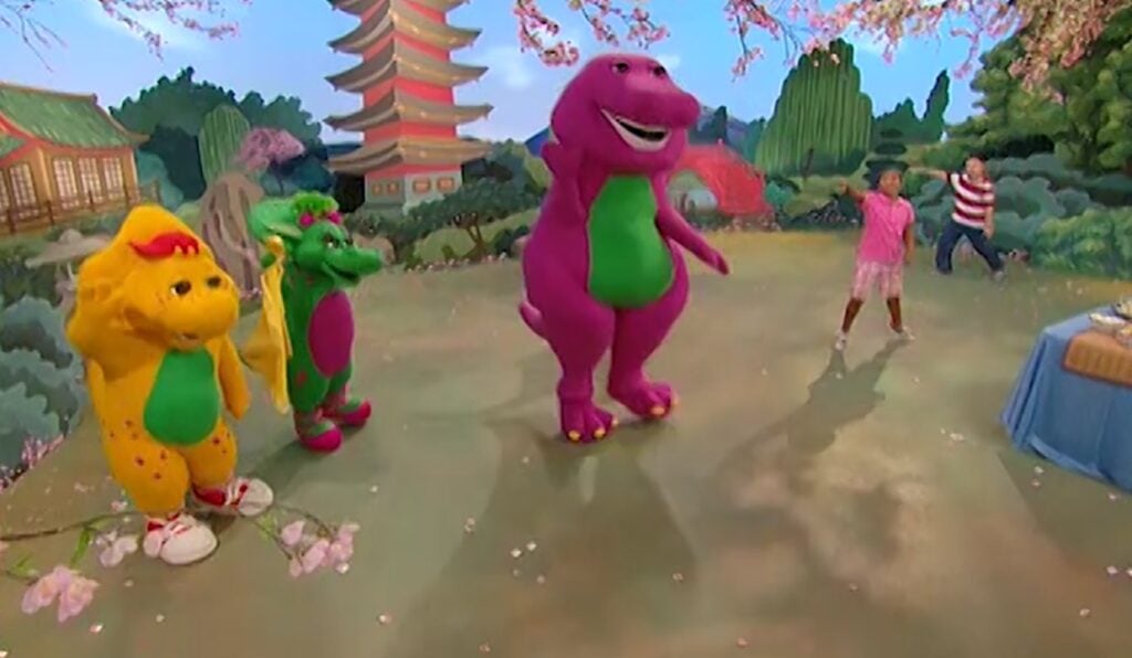 Barney Celebrating Around the World - The Best Dinosaur Movies For Kids And What They Teach