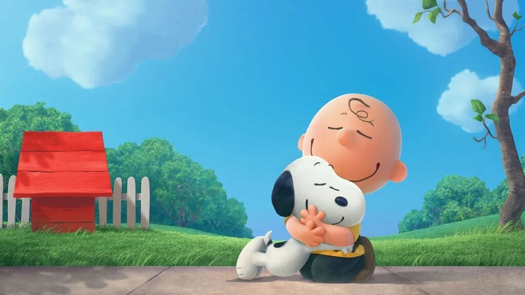 Charlie Brown and Snoopy in The Peanuts Movie