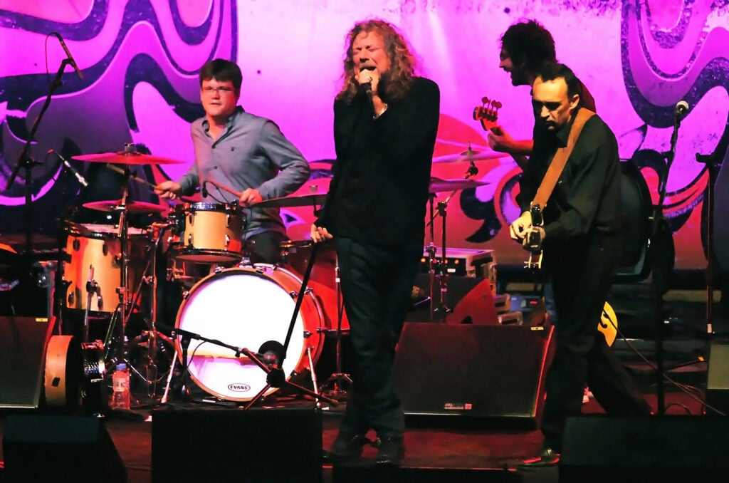 Rio de Janeiro, Brazil, January 12, 2010.Singer Robert Plant during his show at the HSBC Arena, in the city of Rio de Janeiro.