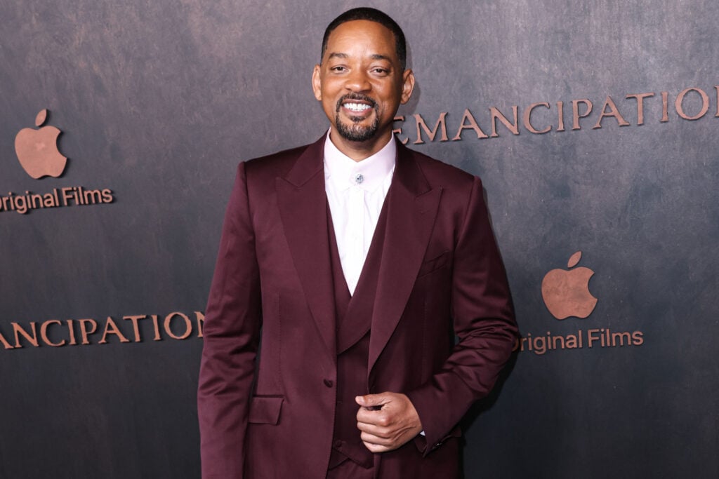 American actor Will Smith arrives at the Los Angeles Premiere Of Apple Original Films' 'Emancipation' held at Regency Village Theatre on November 30, 2022 in Westwood, Los Angeles, California, United States.