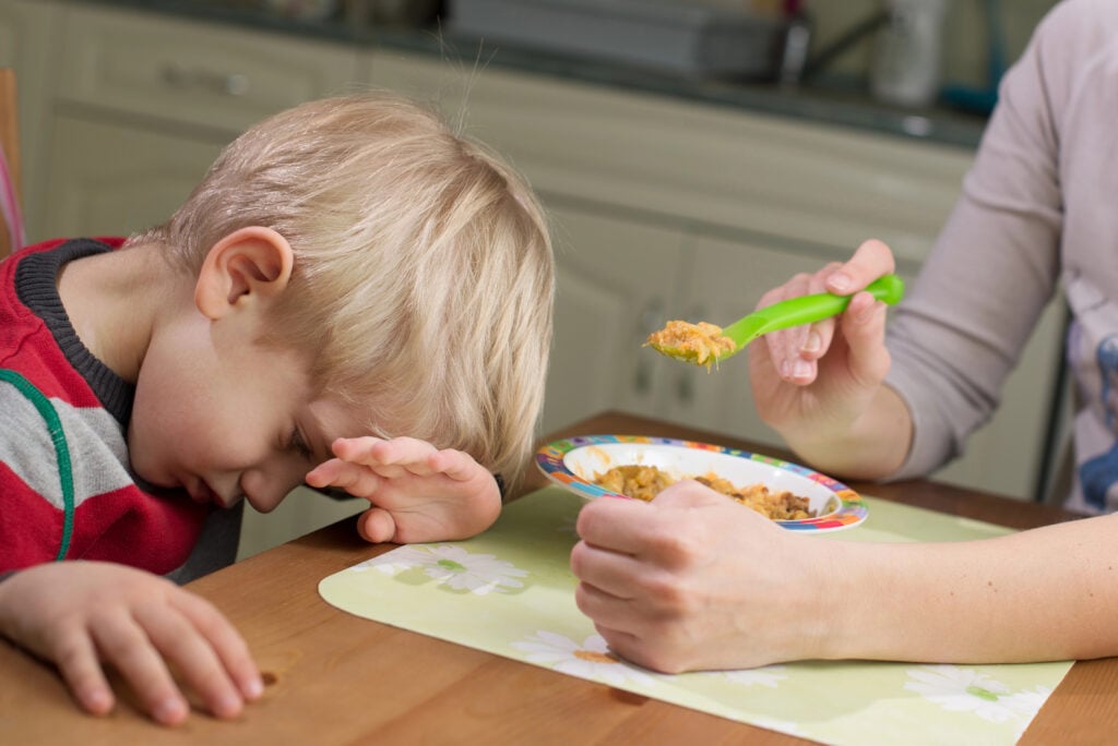 3-4 Years Child Boy Refusing Food