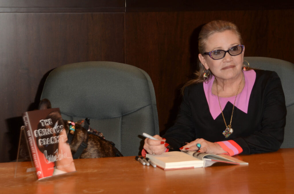 actress Carrie Fisher