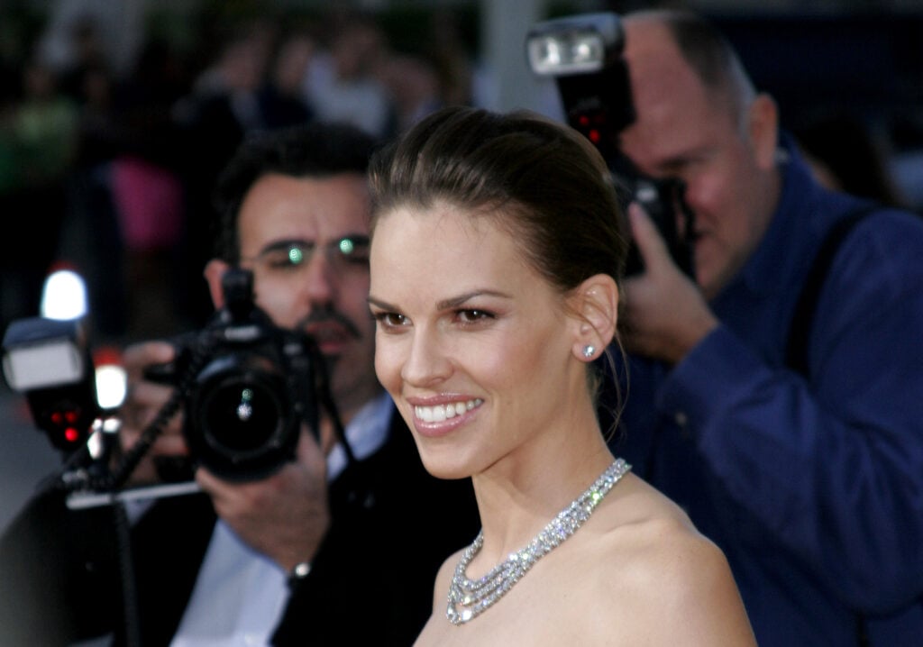 actress and producer Hilary Swank