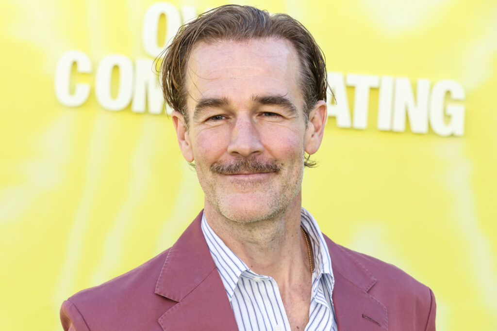 American actor James Van Der Beek arrives at the Los Angeles Premiere Of Amazon Prime Video's 'Overcompensating' Season 1 held at the Hollywood Palladium on May 14, 2025 in Hollywood, Los Angeles, California, United States.