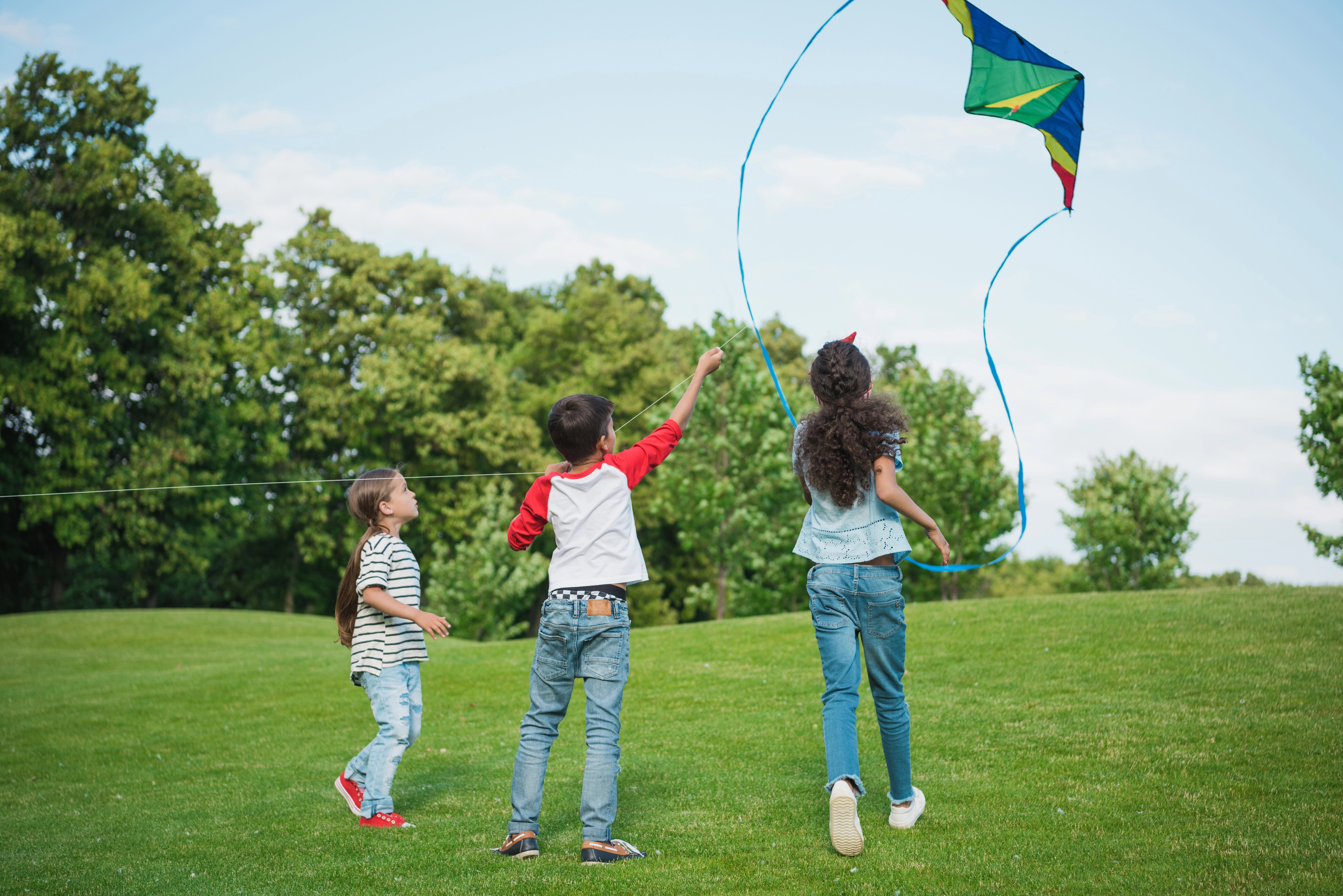 Kids playing on a playdate