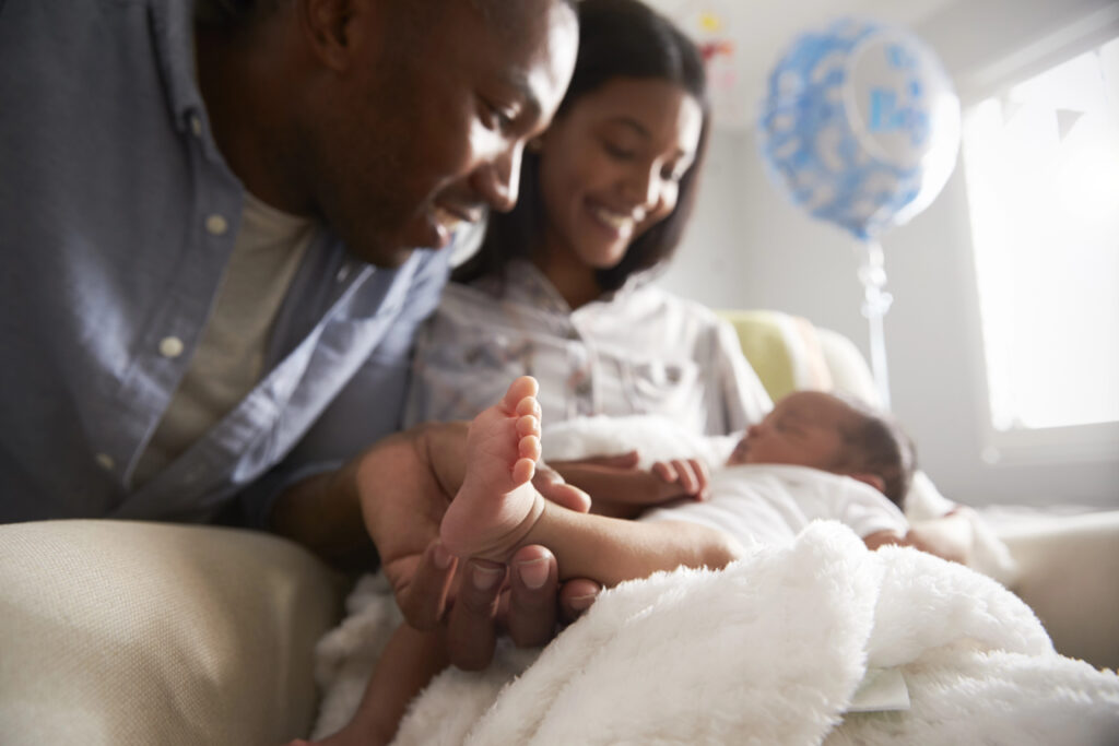 Parents With Newborn Baby