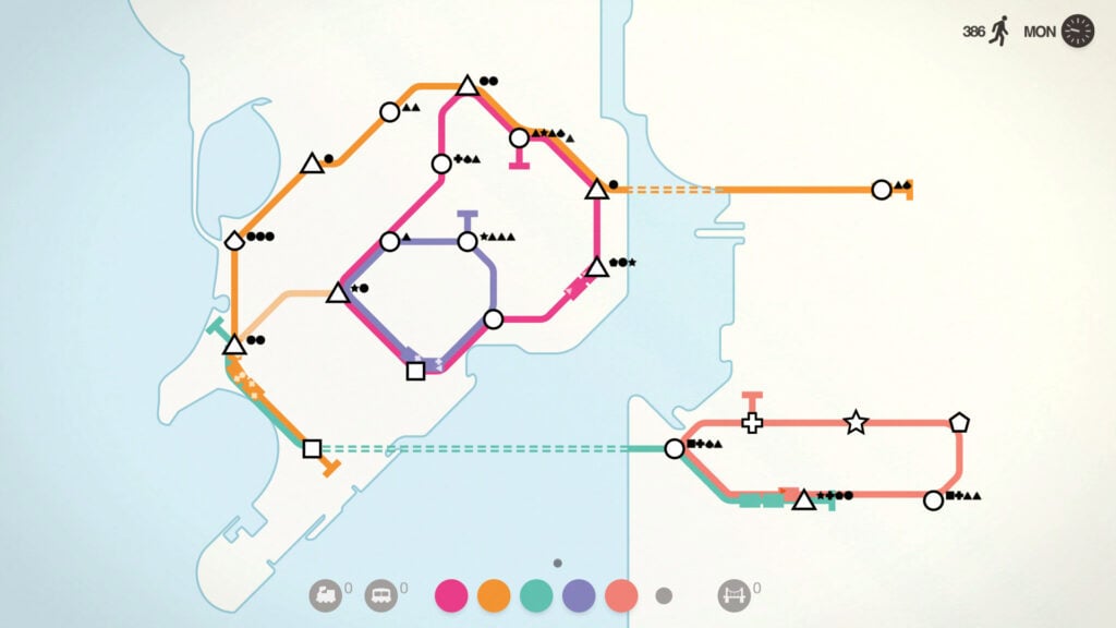 Mini Metro - Nonviolent Games For Teens