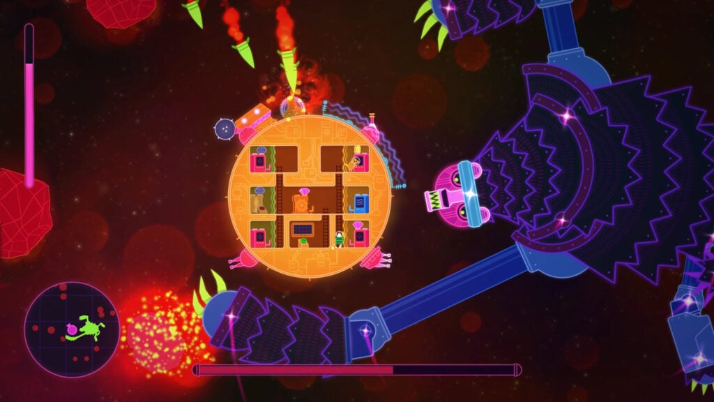 Lovers in a Dangerous Spacetime - Best PlayStation Co-Op Games To Play With Kids