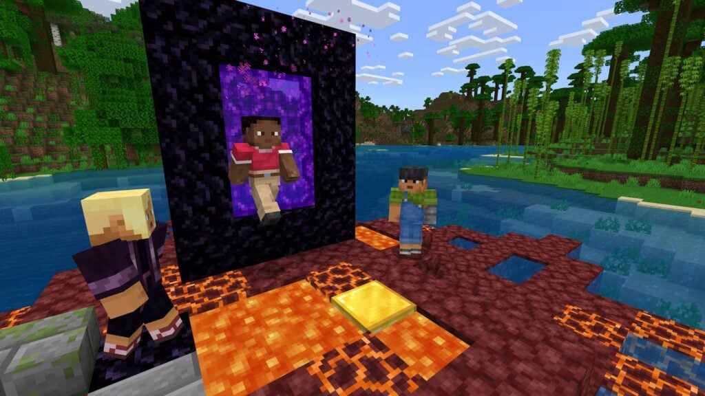 Minecraft - Best PlayStation Co-Op Games To Play With Kids