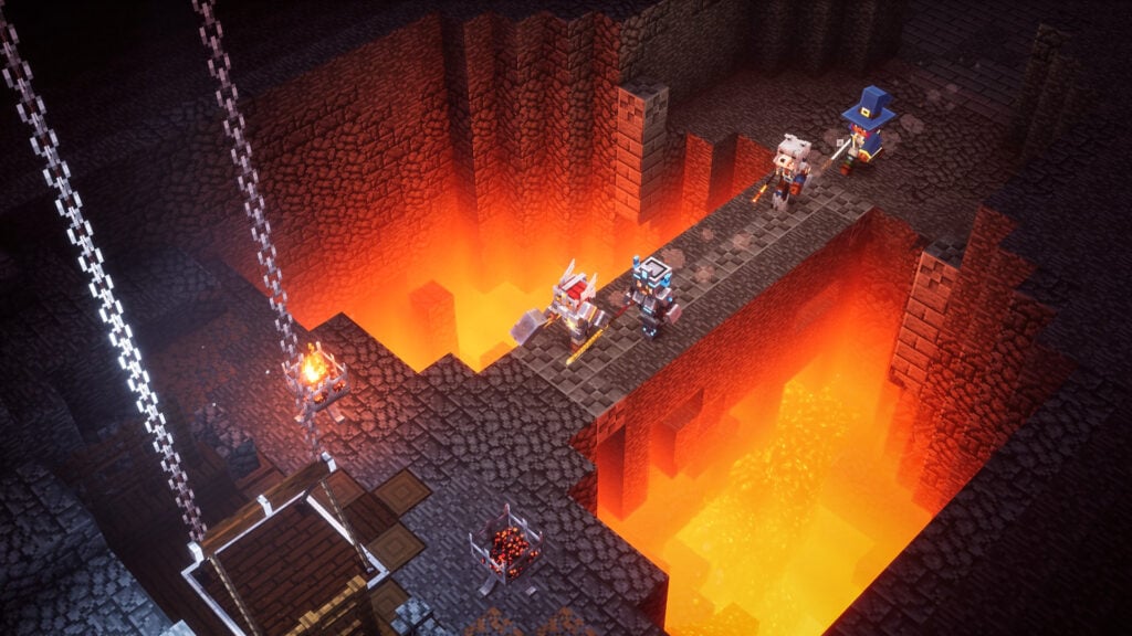 Minecraft Dungeons - Best PlayStation Co-Op Games To Play With Kids