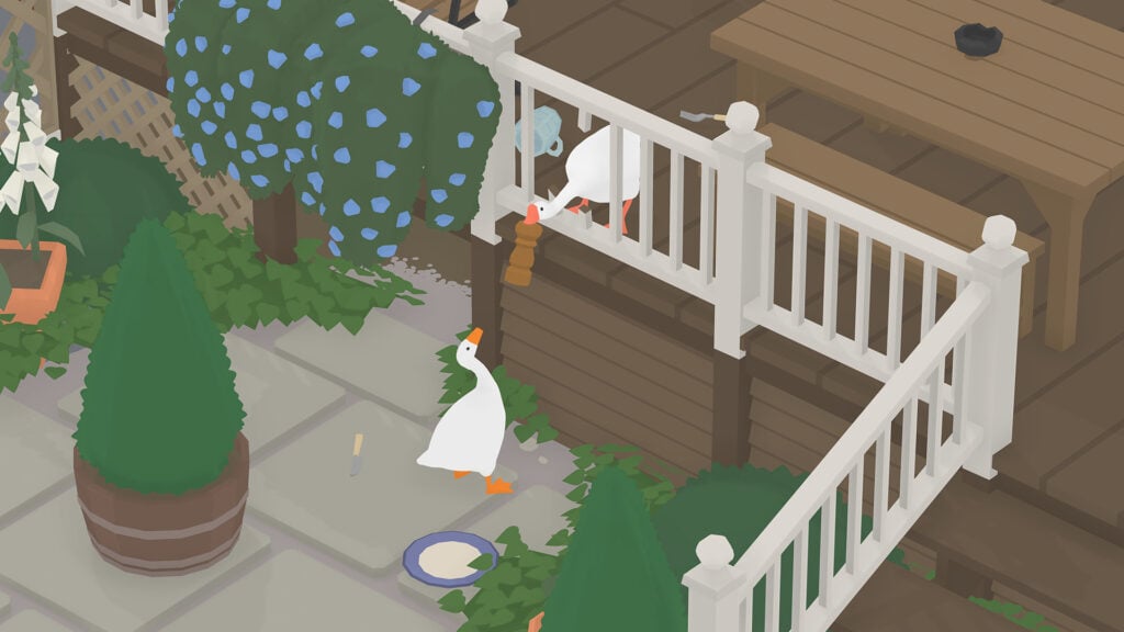 Untitled Goose Game - Best PlayStation Co-Op Games To Play With Kids
