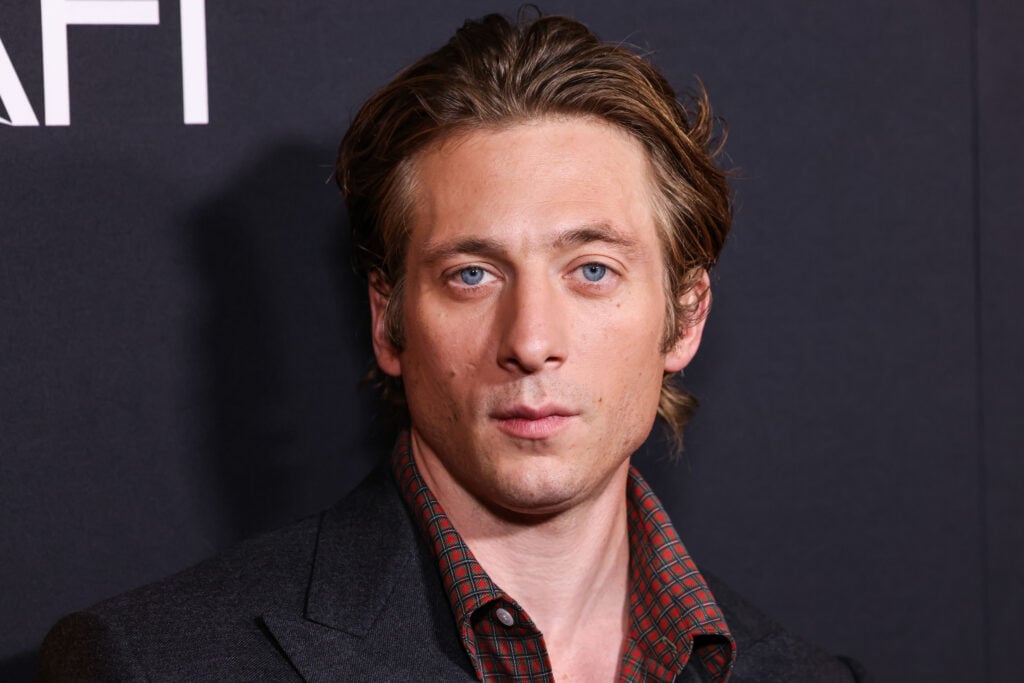 American actor Jeremy Allen White arrives at the 2025 AFI (American Film Institute) Fest Presented By Canva - Opening Night Gala Premiere Of 20th Century Studios' 'Springsteen: Deliver Me From Nowhere' held at the TCL Chinese Theatre IMAX
